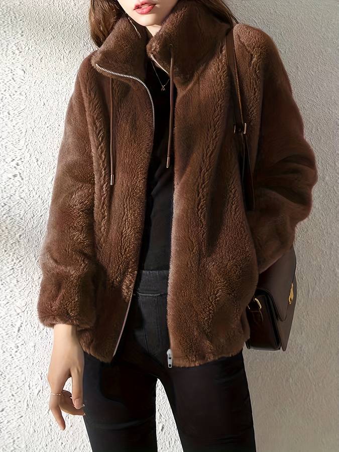 Drune | Damen Fleecejacke mit Taschen