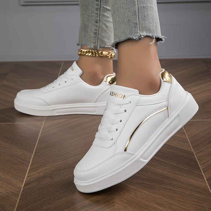 Drune | Einfarbige Damensneaker Mit Weicher Sohle
