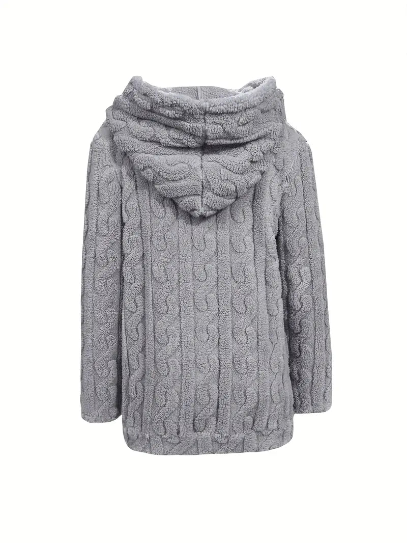 Drune | Weiches Kapuzen Sweatshirt mit Reißverschluss