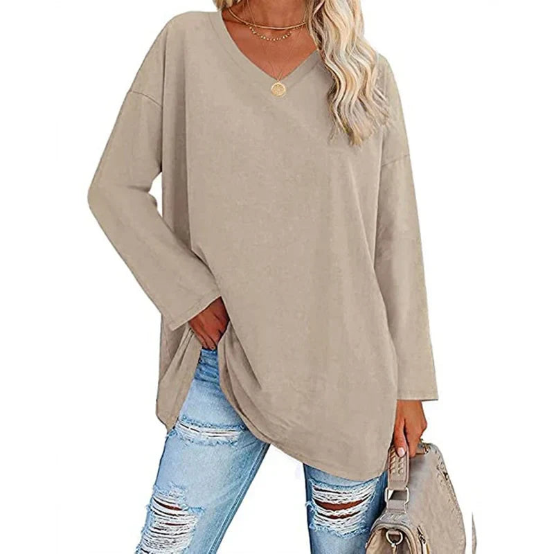Drune | V-Ausschnitt Gestrickter Top für Damen - Stilvoller und Bequemer Pullover