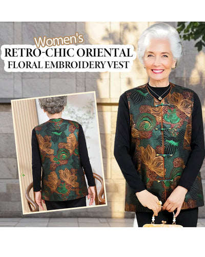 Drune | Retro Chic Oriental Blumenstickerei