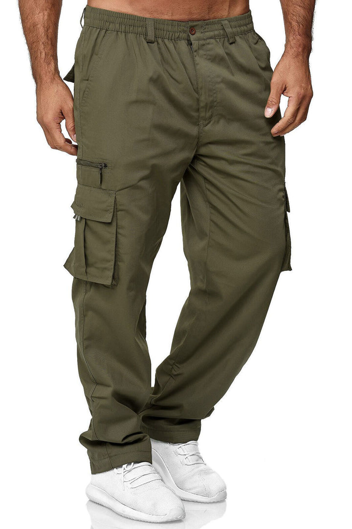 Drune | Bequeme Herren Cargo Hose mit Mehreren Taschen