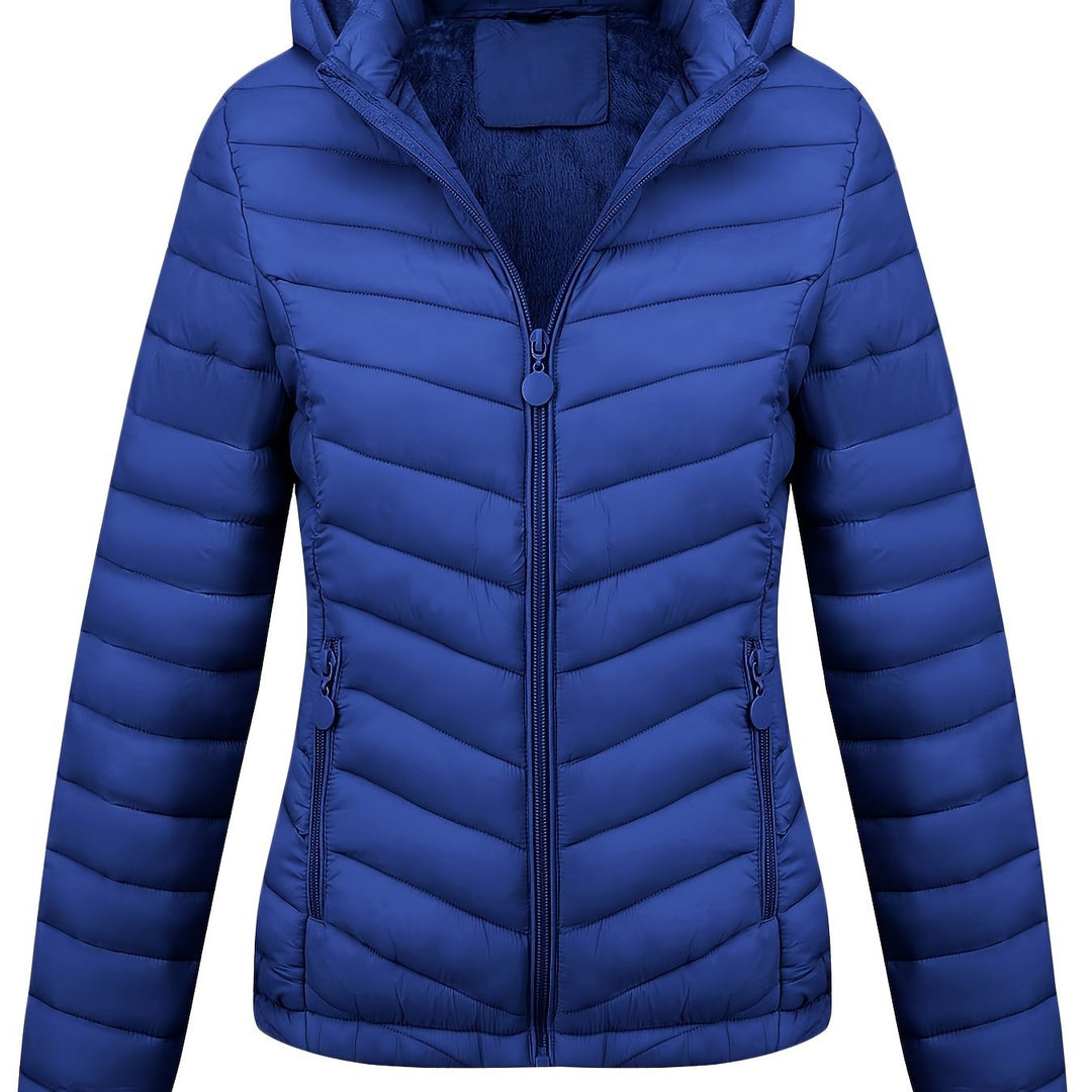 Drune | Kapuzenjacke mit Reißverschluss und schrägen Taschen