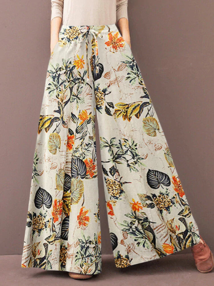 Drune | Schicke Lockere Hosen mit Blumenmuster