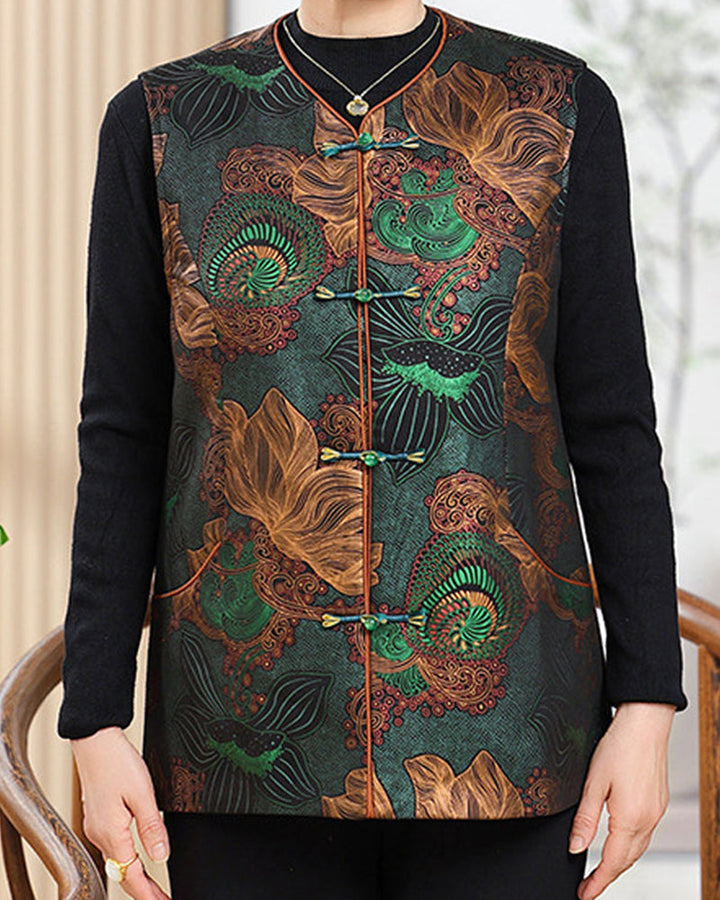 Drune | Retro Chic Oriental Blumenstickerei