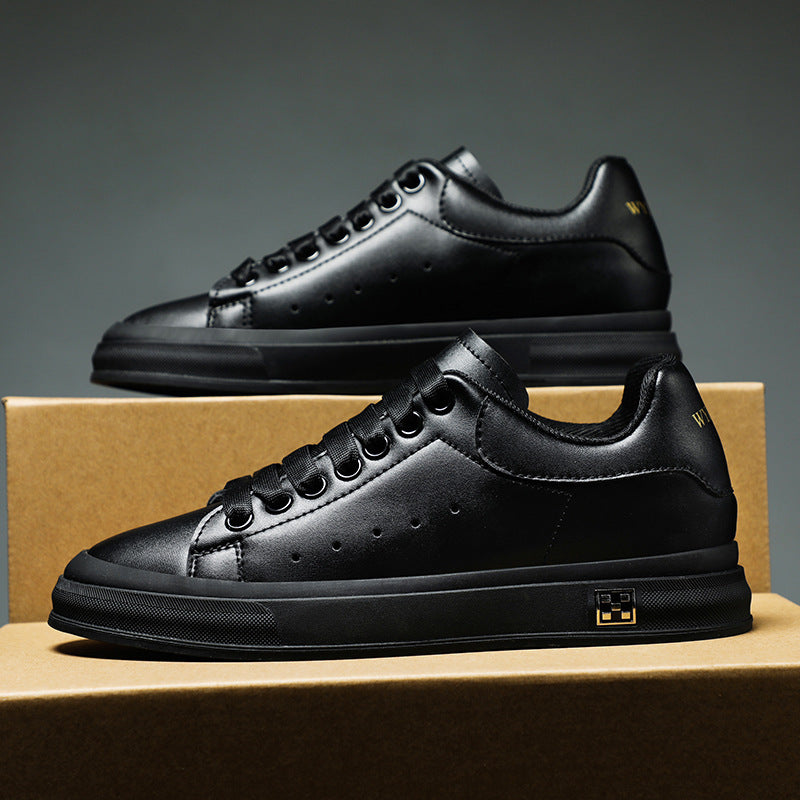 Drune | Sneaker Mit Erhöhung Bequeme Freizeitschuhe Mit 6 Cm Verstecktem Absatz, Aus Kunstleder, Für Alltag & Business