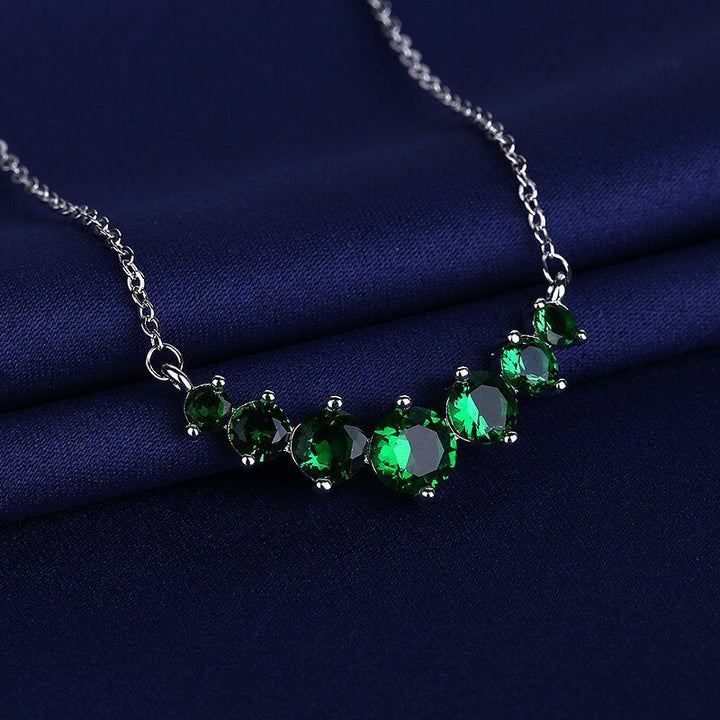 Drune | 925 Sterling Moissanit Halskette
