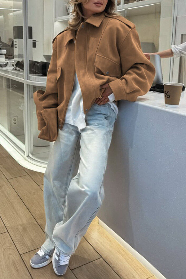 Drune | Freizeitjacke mit Reißverschluss und Langen Ärmeln