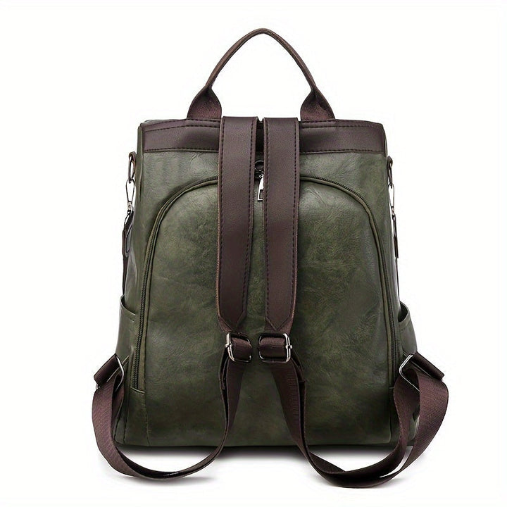 Drune | Diebstahlsicherer Damen Rucksack Vegan Anti-Diebstahl City-Backpack