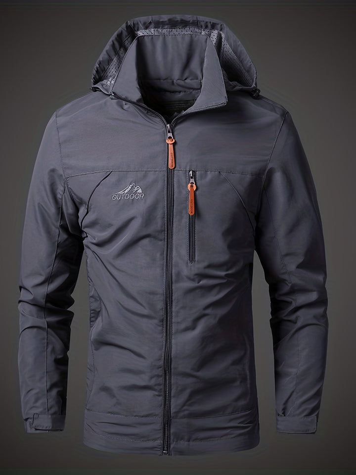 Drune | Wasserabweisende Herren Softshelljacke Mit Kapuze