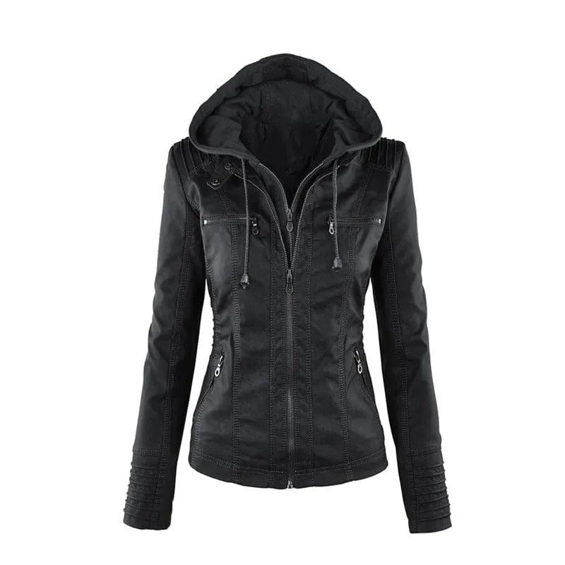 Drune | Vintage-Damenjacke mit Kapuze