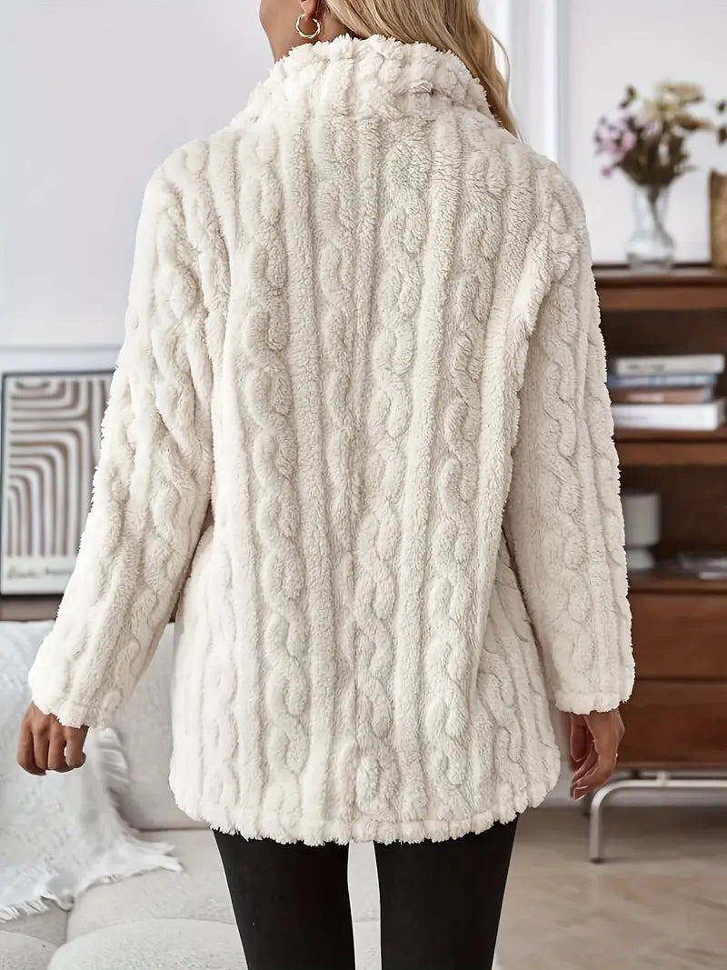 Drune | Weiche Bequeme Damenjacke mit Langen Ärmeln