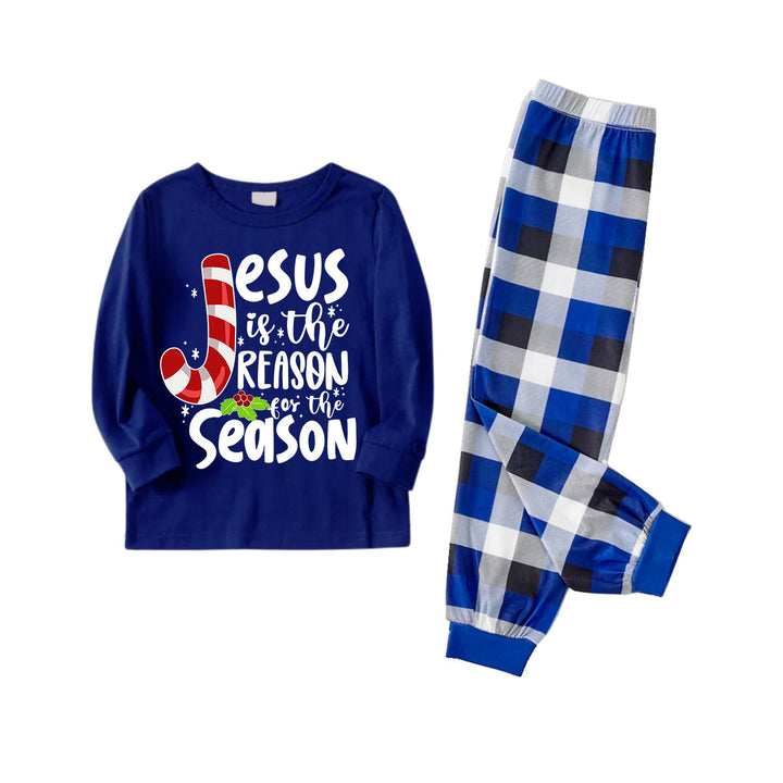 Drune | Paar Weihnachts Matching Pyjamas Mit Jesus Textdruck