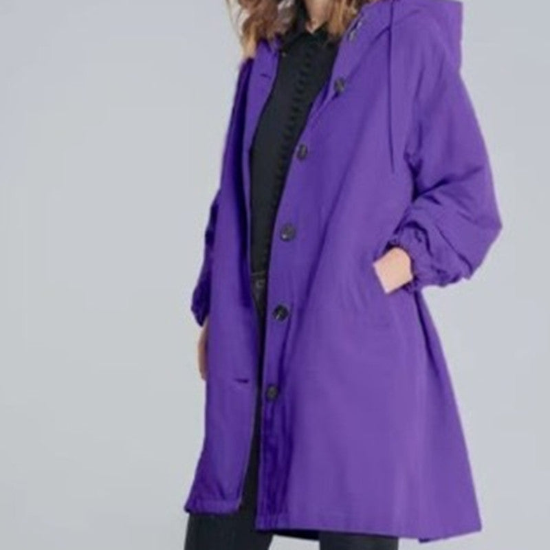 Drune | Trenchcoat Mit Kapuze