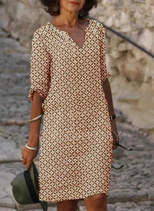 Drune | Elegantes Sommerkleid für Frauen Luftig und Modern