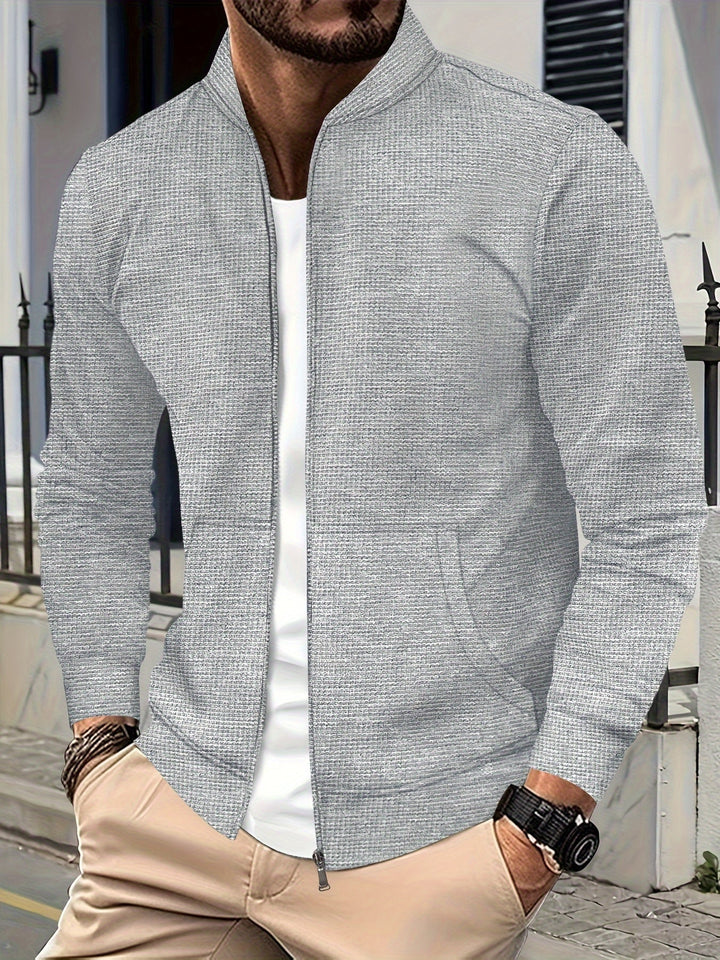 Drune | Elegante Jacke mit Reißverschluss Baumwollmischung Stilvoll und Bequem