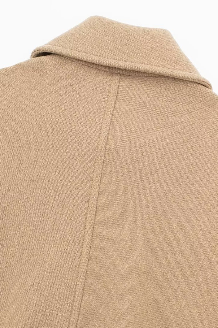 Drune | Passform Kurze Wollmischjacke