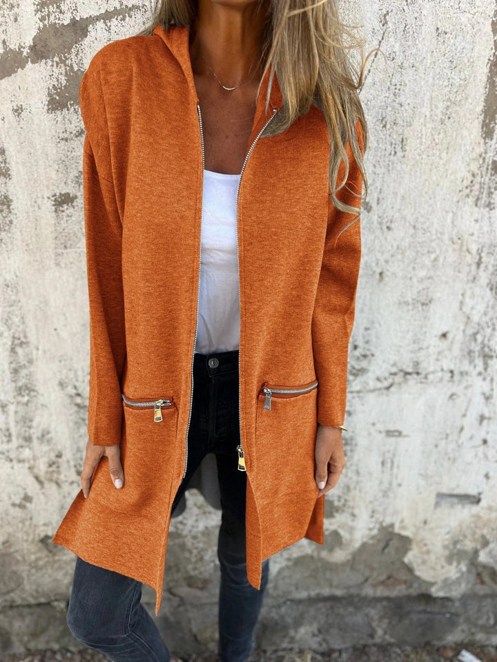 Drune | Warme Jacke Rot