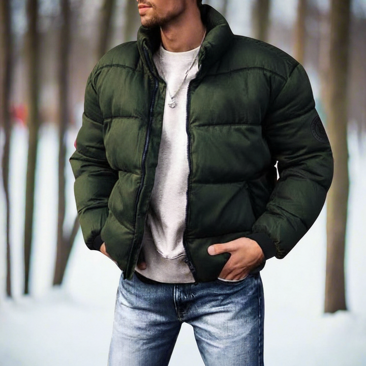 Drune | Daunenjacke - Isolierend und Leicht - Hoher Kragen - Gestepptes Design - Winddicht und Warm
