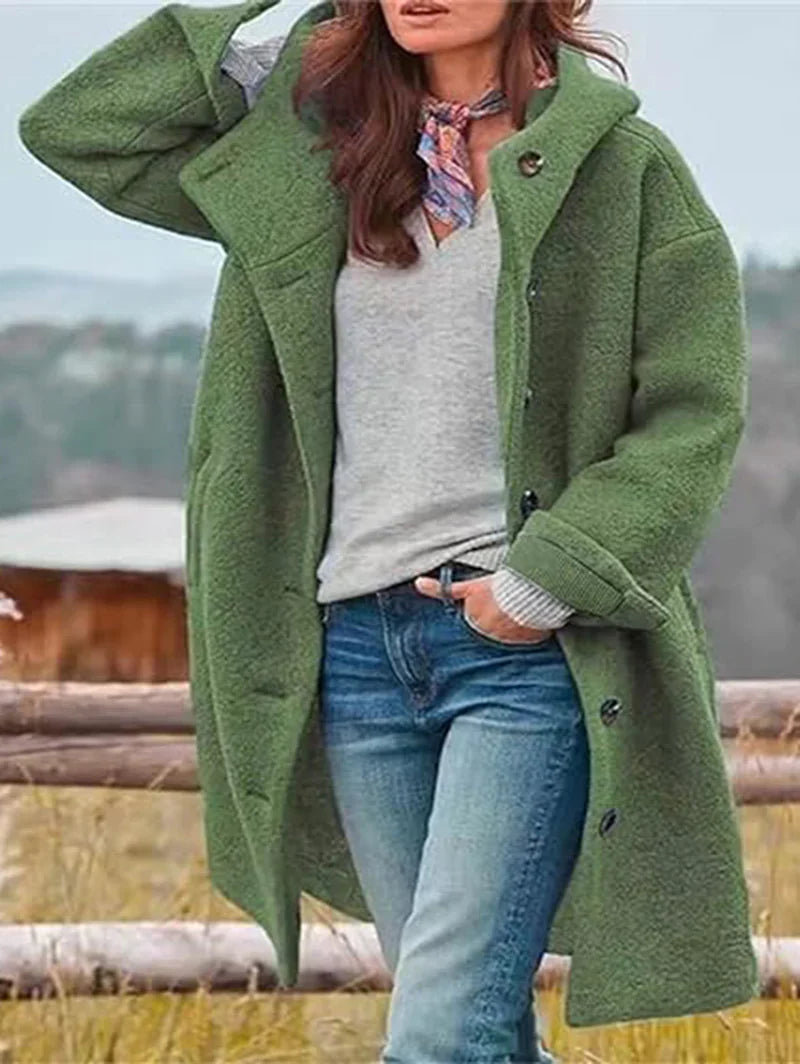 Drune | Wollenjacke mit Kapuze