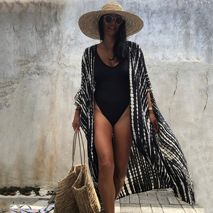 Drune | Glamouröse Sonnenschutz Resort Strandkleid Cover Up