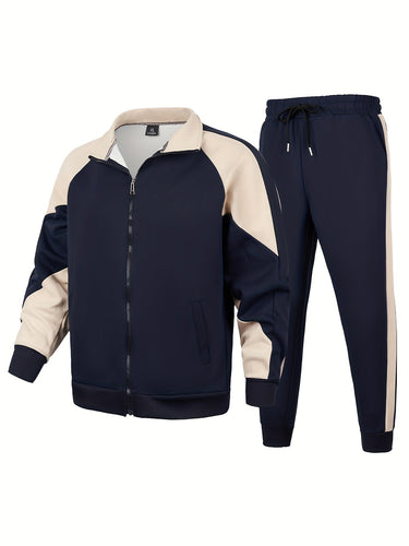 Drune | Casual mit langärmliger Jacke und Hose für Herren - Perfekt für zwanglose Tage