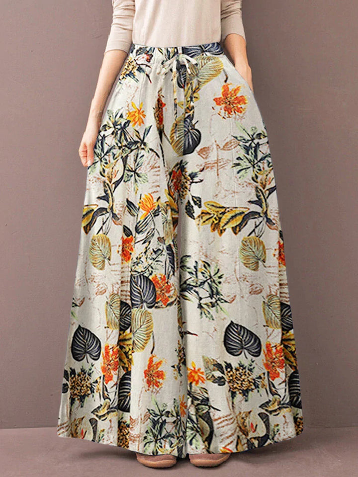 Drune | Schicke Lockere Hosen mit Blumenmuster