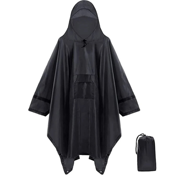 Drune | Regenponcho Mit Kapuze