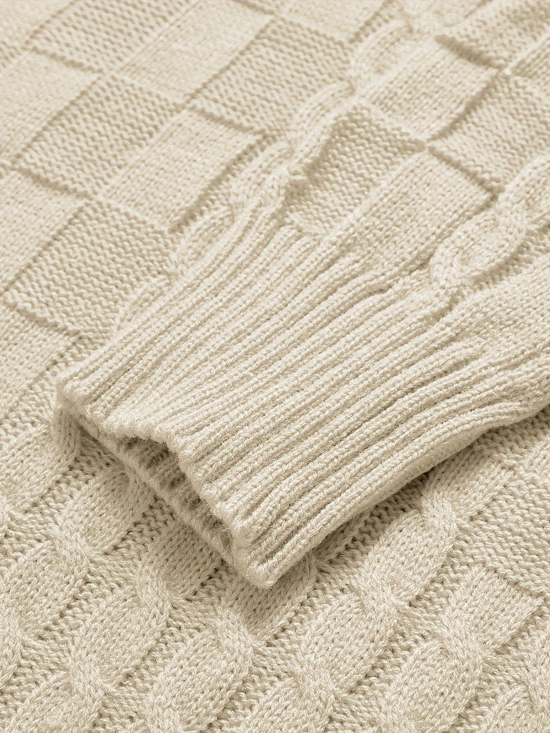 Drune | Lässiger Kabel-Pullover für Männer