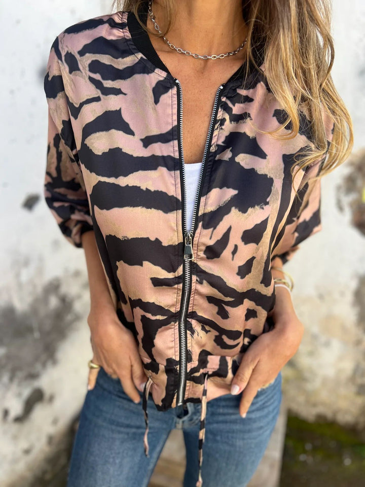 Drune | Damen-Bomberjacke mit Print