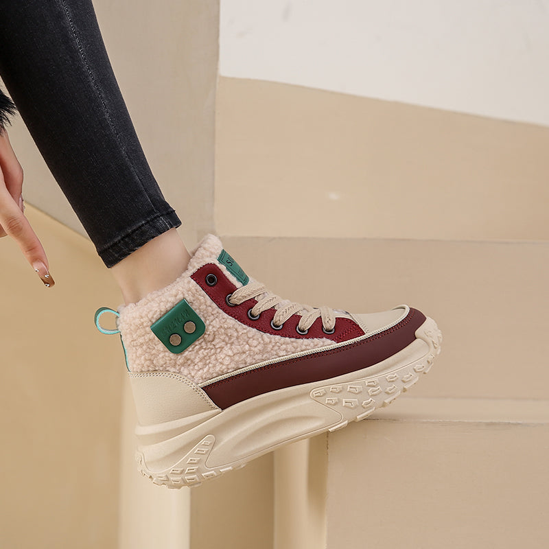Drune – Wasserdichte Plüsch-Stiefeletten