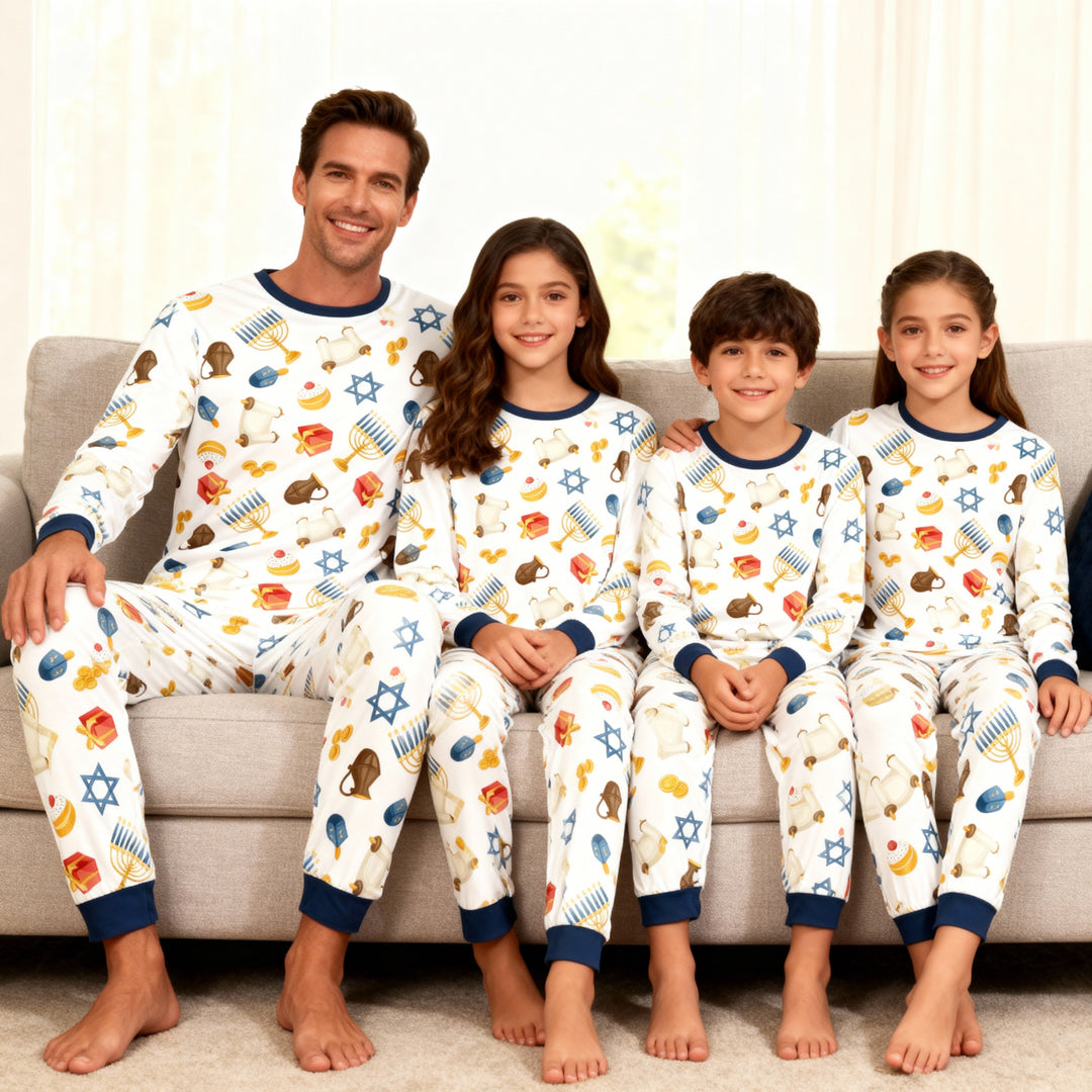 Drune | Familie Langarm Hanukkah Pyjama Set