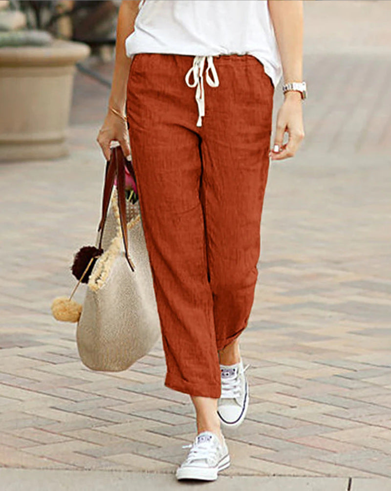 Drune | Bequeme Leinenhose Licht & Stilvoll