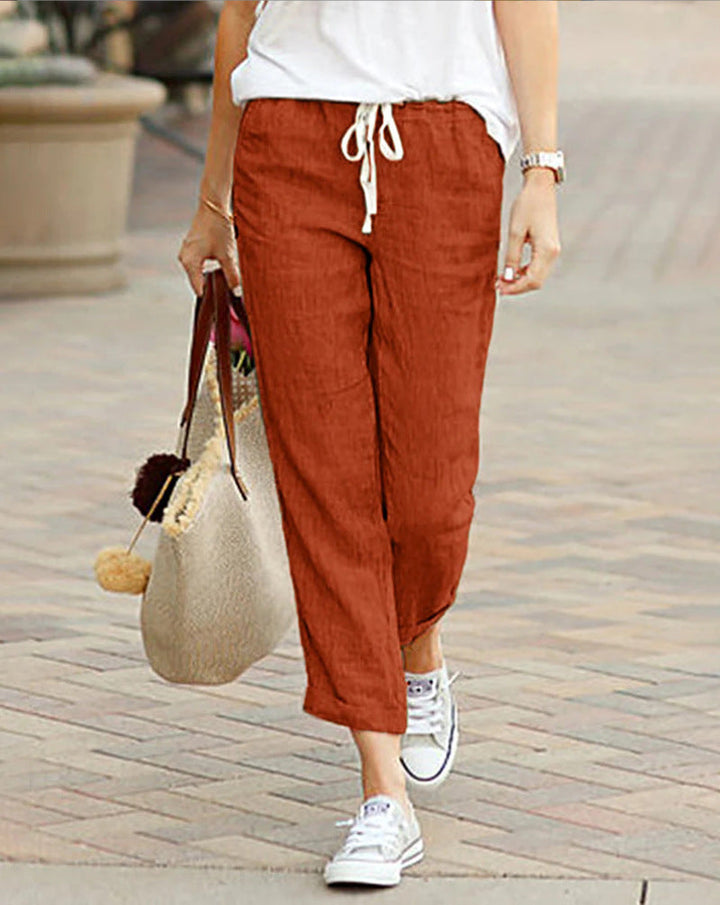 Drune | Bequeme Leinenhose Licht & Stilvoll