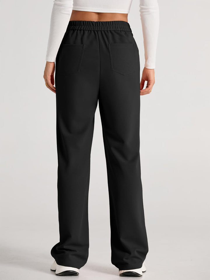 Drune | Taille Weite Hose Mit Taschen Elegant Und Komfortabel