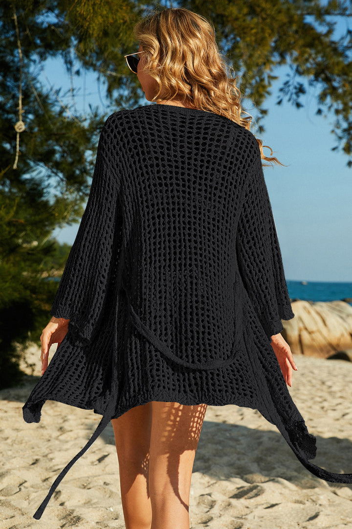 Drune | Bindemode Offene Häkel-Cover-Up