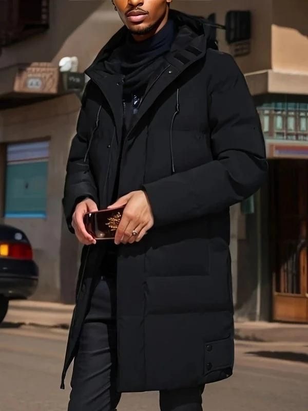 Drune | Winterjacke mit Kapuze Polyester Warm, Elegant