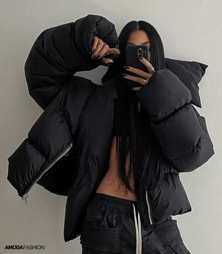 Drune | Bauschig Oversized mit Rollkragen