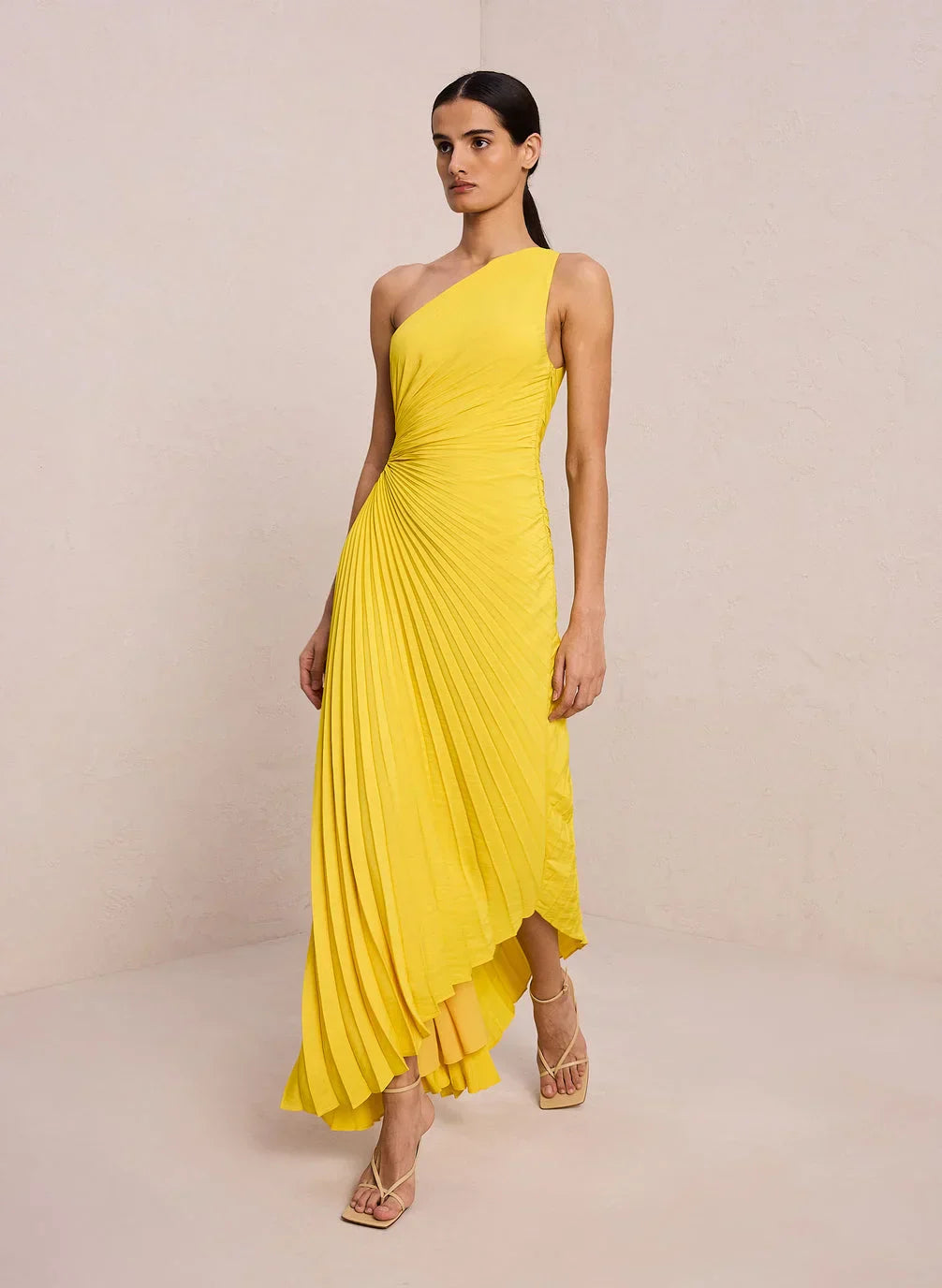 Drune | One Shoulder Maxikleid