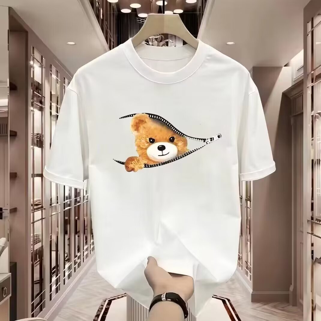Drune | Cartoon Bär T-shirt Für Frühling/sommer
