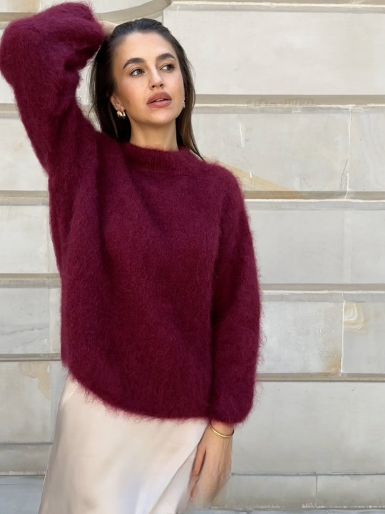 Drune | weicher Mohair-Strickpullover