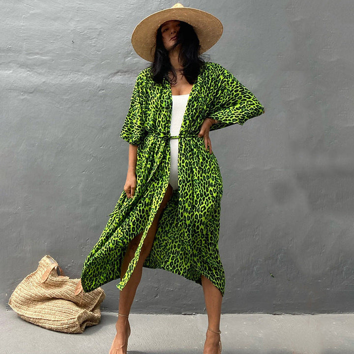 Drune | Glamouröse Sonnenschutz Resort Strandkleid Cover Up