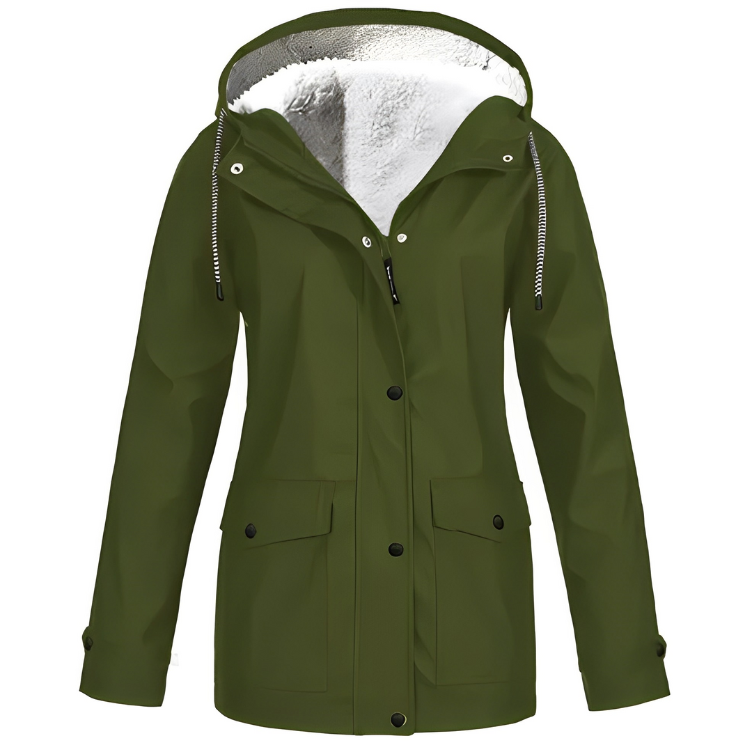 Drune | Outdoor-Haubenmantel mit Fleece-Futter für Damen