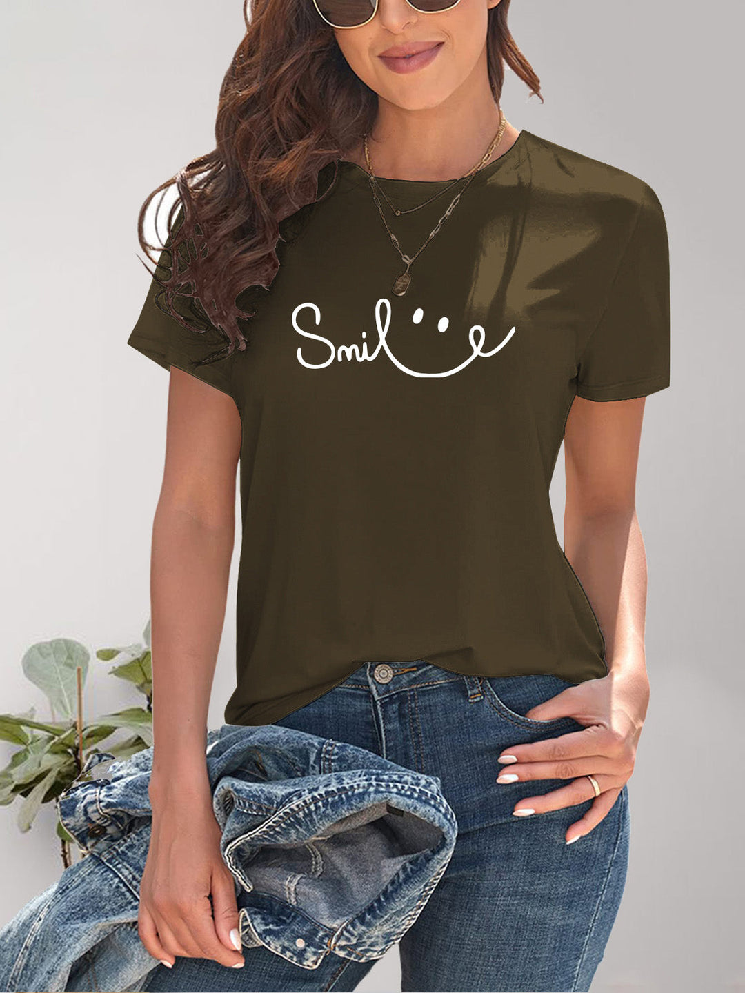 Drune | Smile Rundhals Kurzarm T-Shirt