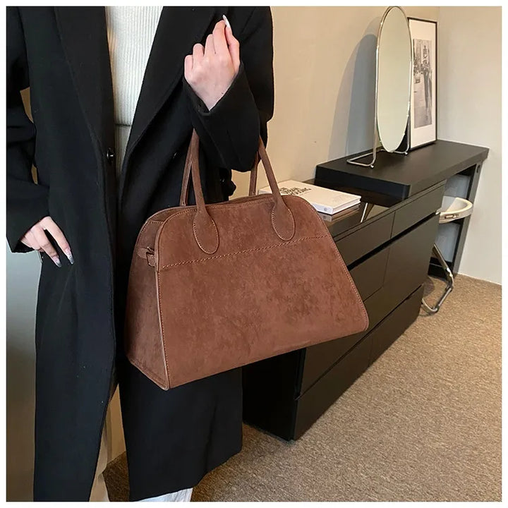 Drune | Velourleder Tote Tasche