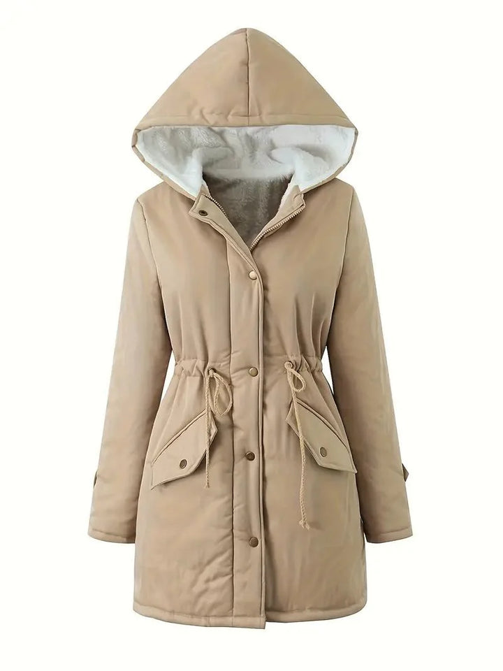 Drune | Fleece-Futter Parka - Warm & Leicht - Verstellbare Taille - Legere Winterbekleidung