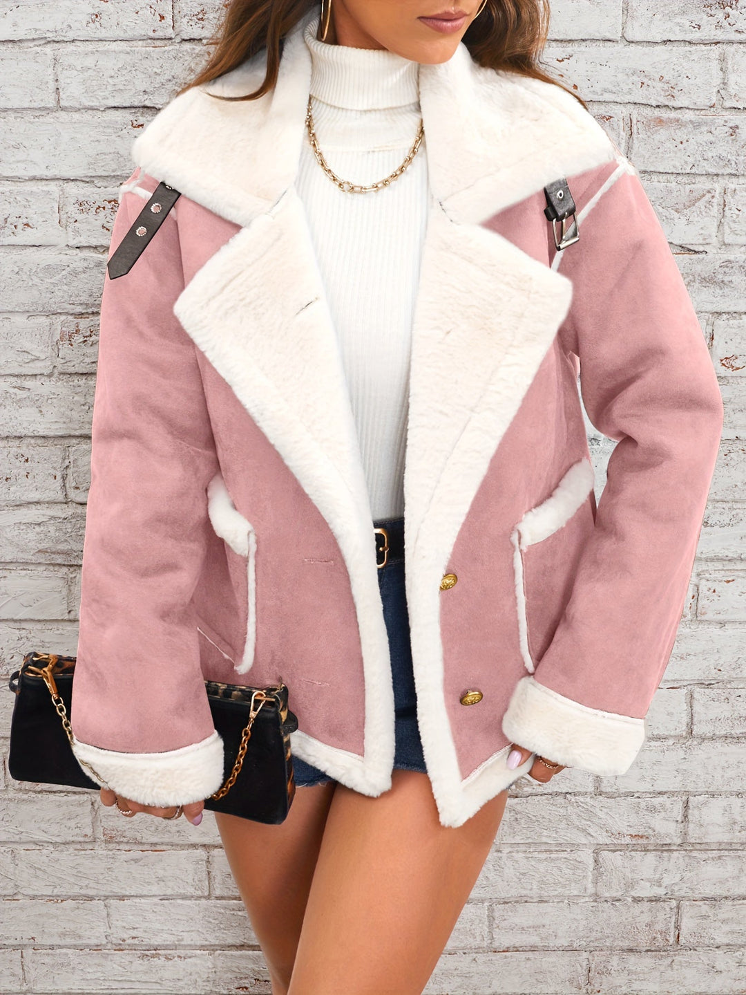 Drune | Winterjacke für Damen - gemütlich mit Schafsfellkragen