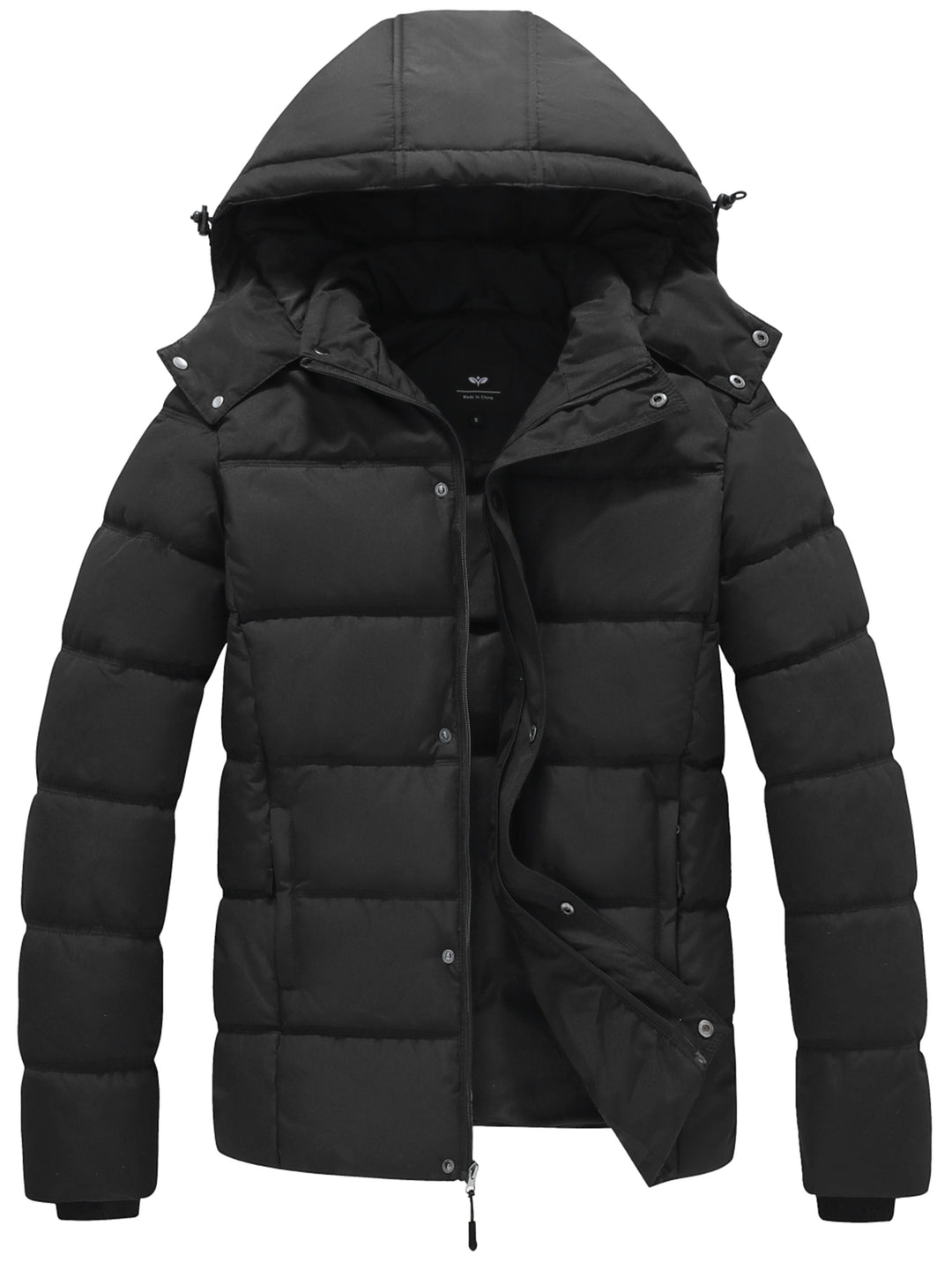 Drune | Herren Winterjacke - Wasserabweisender Puffer mit Kapuze