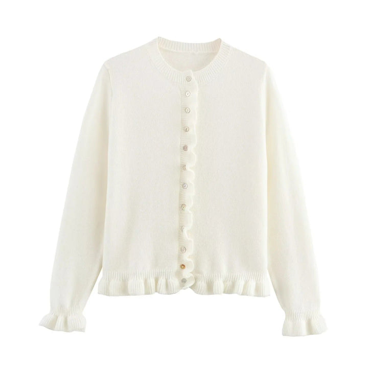 Drune | Damen-Cardigan mit Knöpfen, schickes Lagen-Oberteil