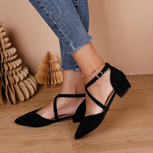 Drune | Damen Niedrige Absatz Sandalen Stilvoll
